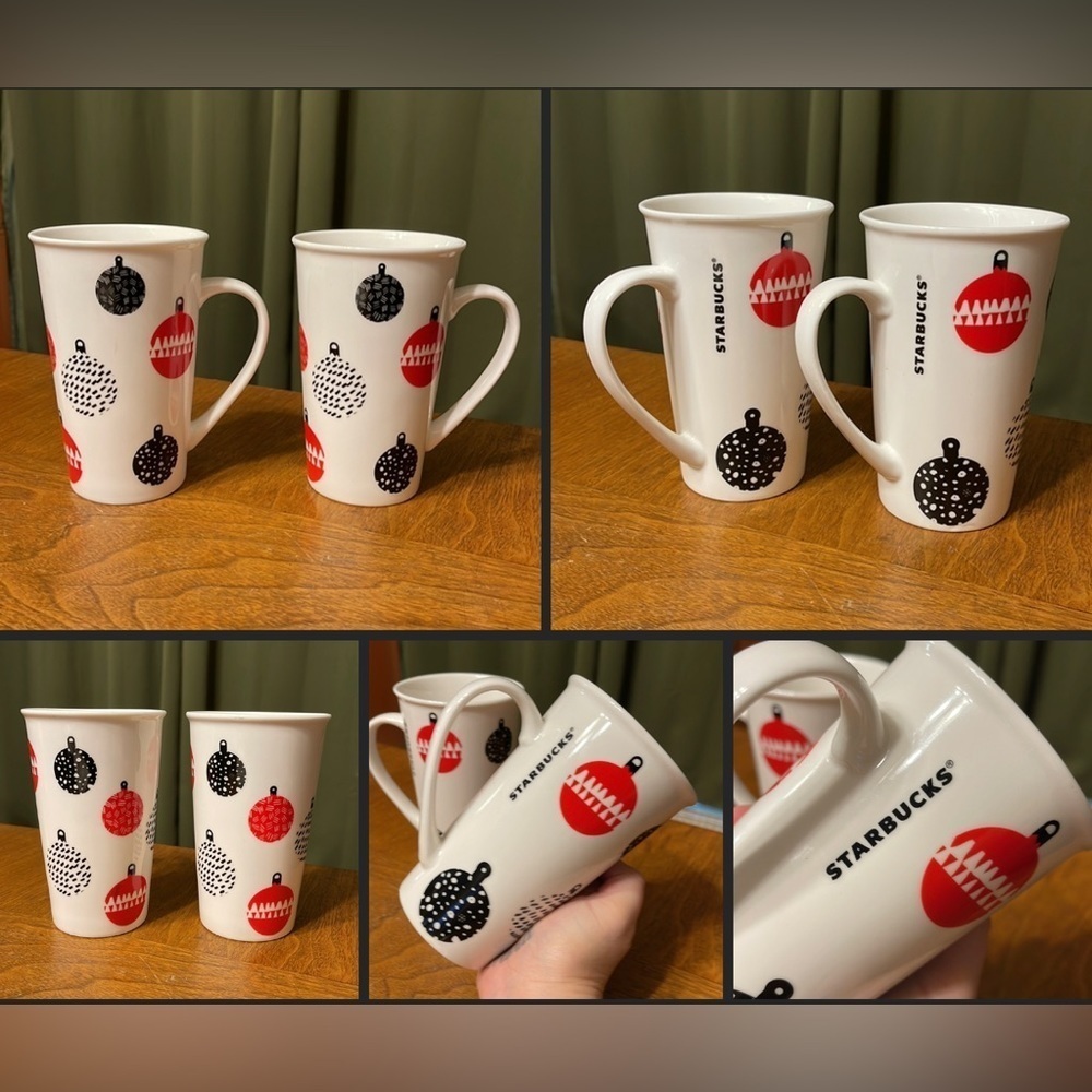 Starbucks Coffee Mug Holiday 2016 Christmas Collection 17 Fl Ounces